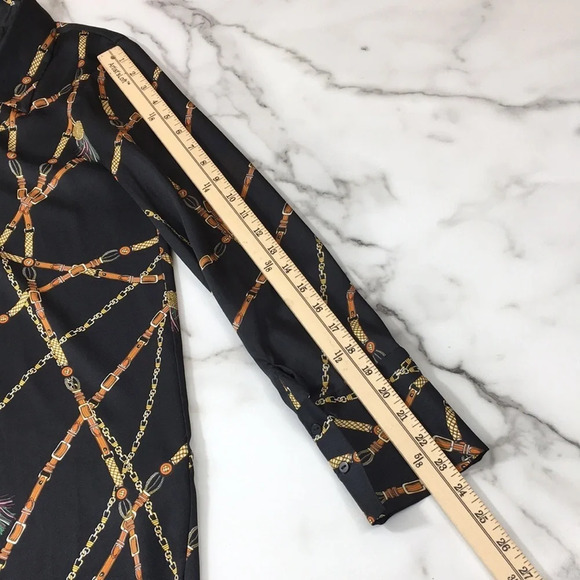 Zara TRF Collection Black Button Front Womens XS Horse Riding Equestrian Tunic - Picture 9 of 10